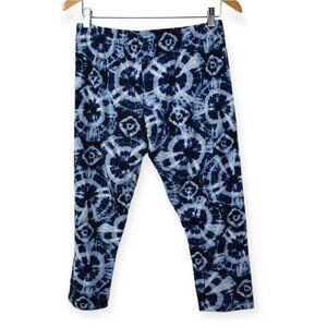 No Boundaries Leggings XL Juniors Tie Dye Cropped Polyester Blend Stretch